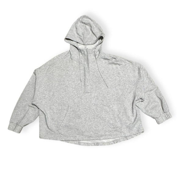 012 KNIX Women’s Good to Go Fleece Oversized Hoodie - Grey, XXL - Picture 4 of 8